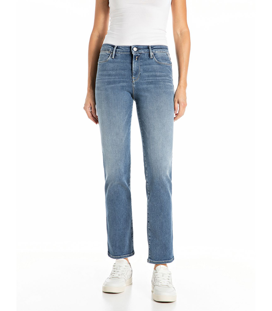 ストレートZOLIEブルーパワーストレッチデニム